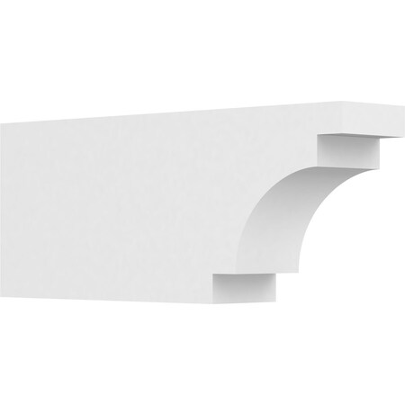 Ekena Millwork Standard Mediterranean Architectural Grade PVC Rafter Tail, 4"W X 8"H X 20"L RFTP04X08X20MED